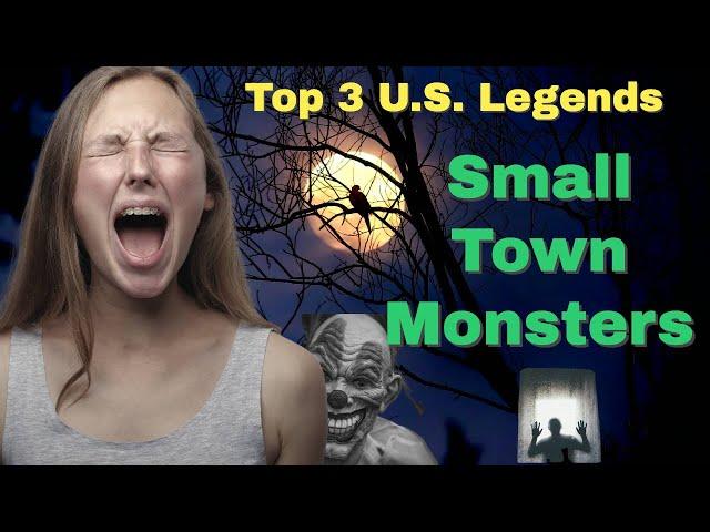 Small Town Monsters - Top 3 Legends. Boggy Creek, Beast of Bray Road and the Mothman!