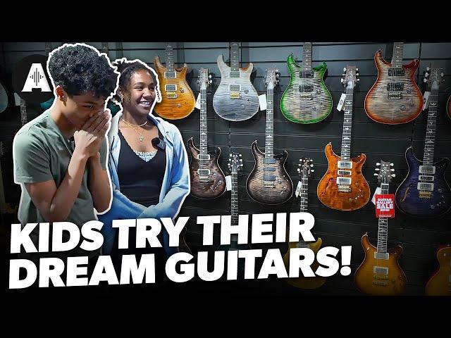 Kids Choose their Dream Guitar Rigs at Andertons!