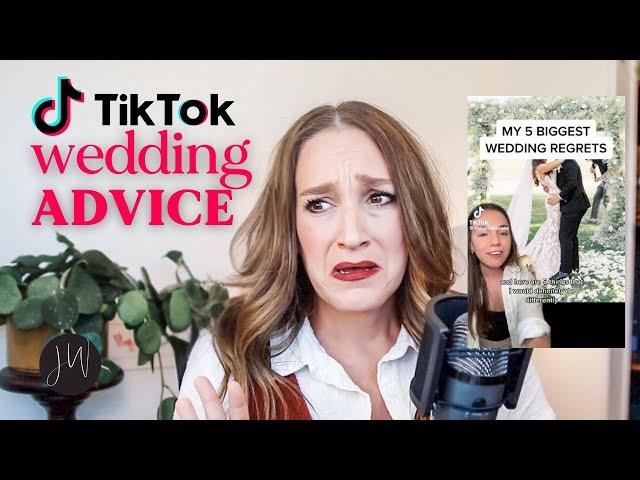 TERRIBLE Wedding Advice from TikTok?! | Wedding Planner REACTS