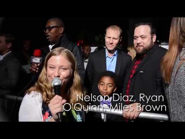 Miles Brown, Nelson Diaz, and Ryan O'Quinn Interview at WOODLAWN Film Premiere