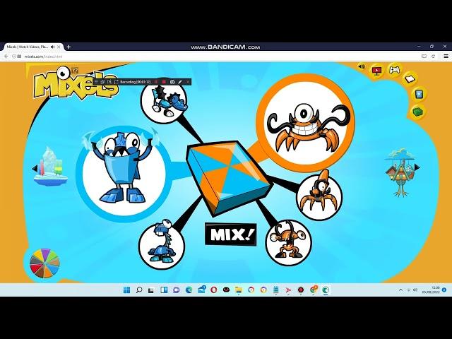 Messing around with the Mixels Website Episode 6: Mixing (Frosticons) - All Series 2 Mixels