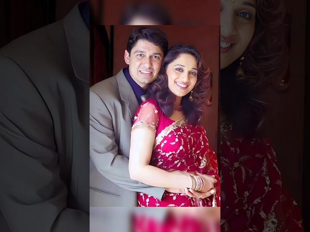 Madhuri Dixit with her husband Shriram Madhav Nene #madhuridixit #shorts #ytshorts