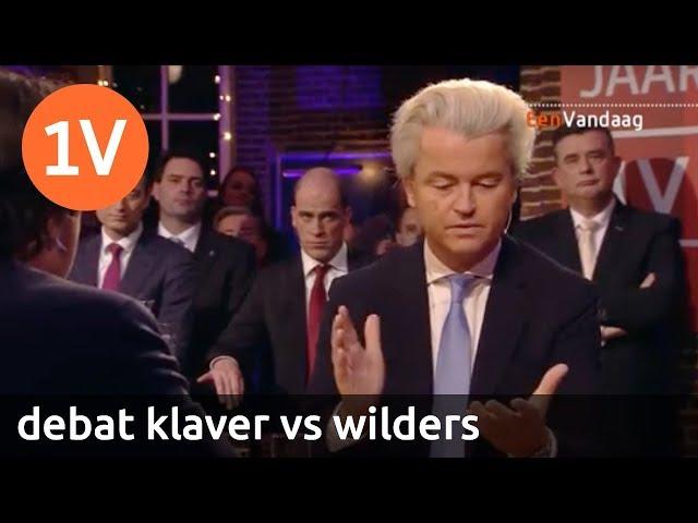 DEBAT | Geert Wilders (PVV) vs Jesse Klaver (GroenLinks) | 2016