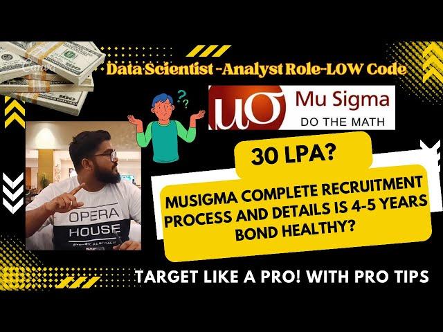 Musigma Recruitment Process [30 LPA] Complete Details on  how to Crack/Bond & Work Culture !