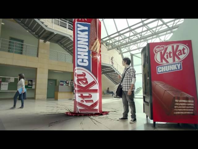 Kit Kat Chunky Commercial: Silence your hunger