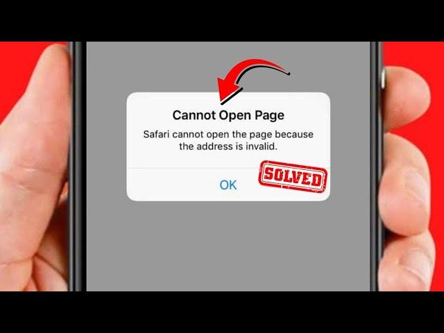 Fix" Safari Cannot Open the Page Because the Address is Invalid " iPhone - iPad (2023)