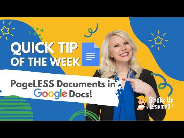 PageLESS Documents in Google Docs