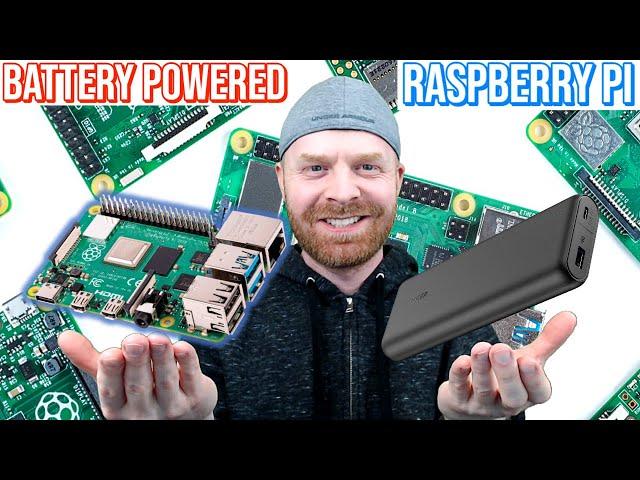 Battery Powered RPI4 - Can you power a Raspberry Pi 4 with a Portable Power Bank