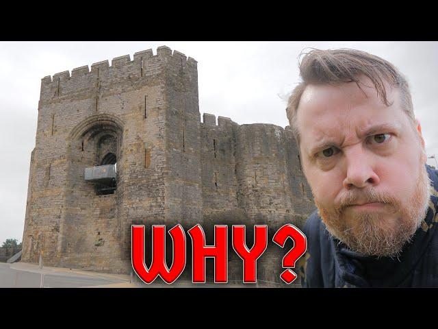 Why is Caernarfon Castle's entrance like this? - Full Castle Showcase