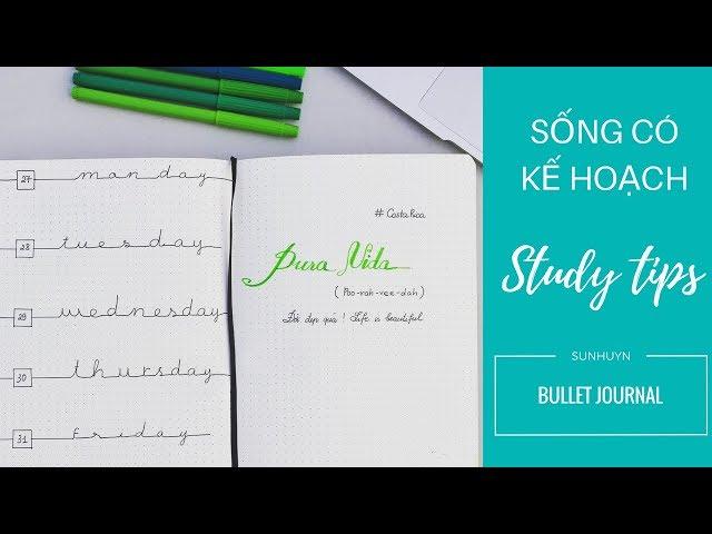 QUẢN LÝ BẢN THÂN HIỆU QUẢ VỚI BULLET JOURNAL  Back to school  Bullet journal beginner