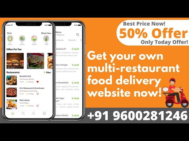 Swiggy Clone – Online Food Delivery PWA App [Admin + Merchant + Driver + User]