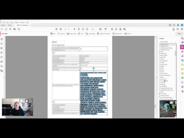 Embed a font issue in PDF Adobe Acrobat