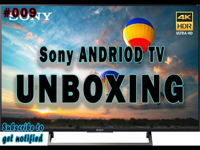 Sony KD-43X8500G  Unboxing