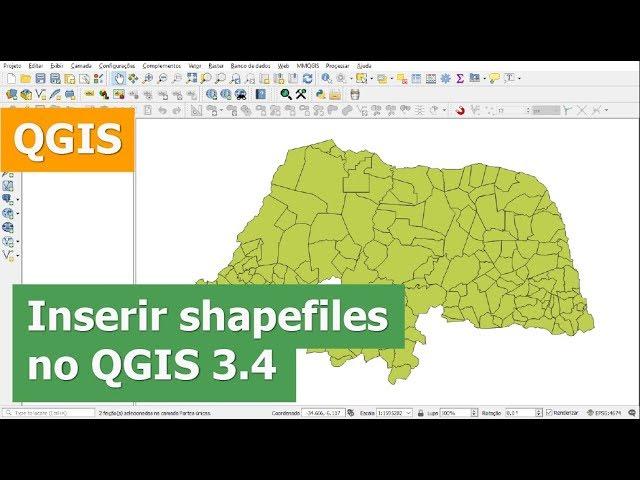 Como abrir shapefiles no QGIS 3.X (vídeo introdutório)