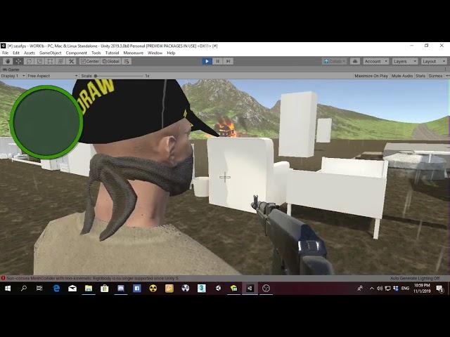 Unity "Game" from Free Assets in Few Hours. "Игра" из бесплатных ассетов на Unity за пару часов !!!!