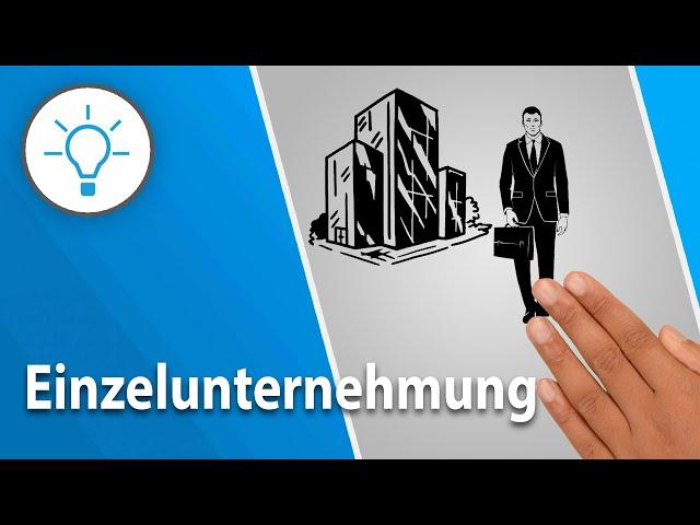 Einzelunternehmen einfach erklärt (explain it simple - Erklärvideo)