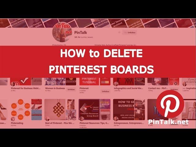 How to Delete Pinterest Boards