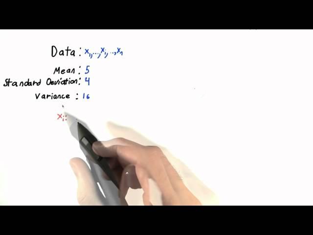 Standardize Data - Intro to Statistics