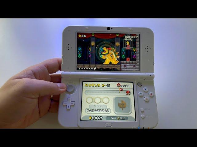 Super Mario Bros 2 Gold Edition - final level boss | The New Nintendo 3DSXL handheld gameplay