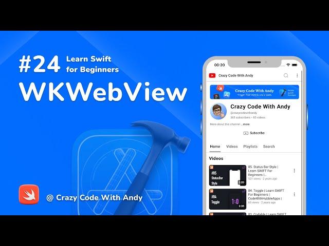 24. WKWebView in Swift - Learn Swift For Beginners