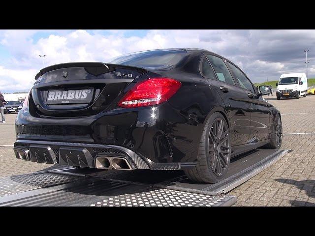 BRABUS 650 4.0 Biturbo V8 C63 S AMG! Start, Revs, Overview!