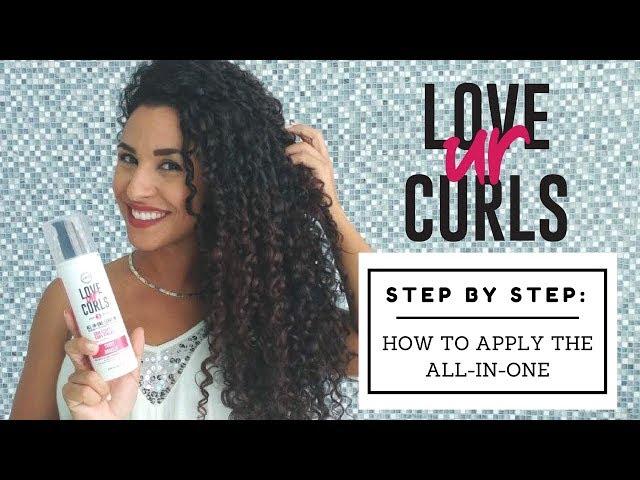 How-To Apply the Love Ur Curls All-in-One for Curly Hair