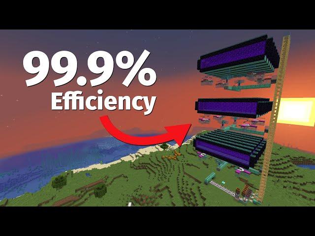 Most Efficient High Capacity Iron Farm - Build Tutorial