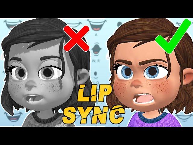 IMPROVE Your Lip Sync Animation in 3 Steps