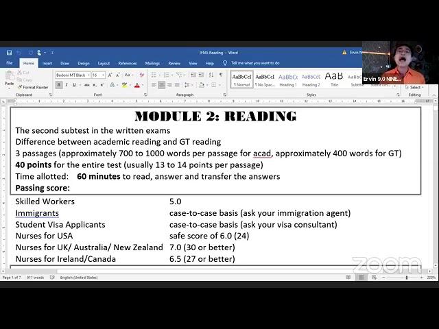 FREE LECTURE on IELTS Reading for 2 HOURS