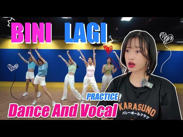 Kpop fan reacts to Ppop #bini "Lagi" Dance and Vocal Practice/ Is this real?!