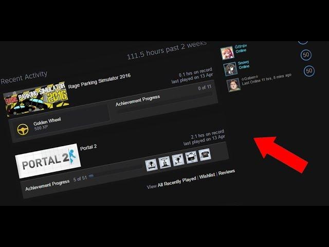 How to hide recent game activity on Steam Profile (PATCHED)
