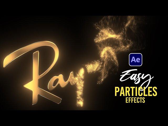 After Effects Tutorial: Particles Logo & Text Animation | Simple Way - Trapcode Particular Tutorial