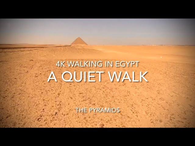 4K Desert walk in Egypt