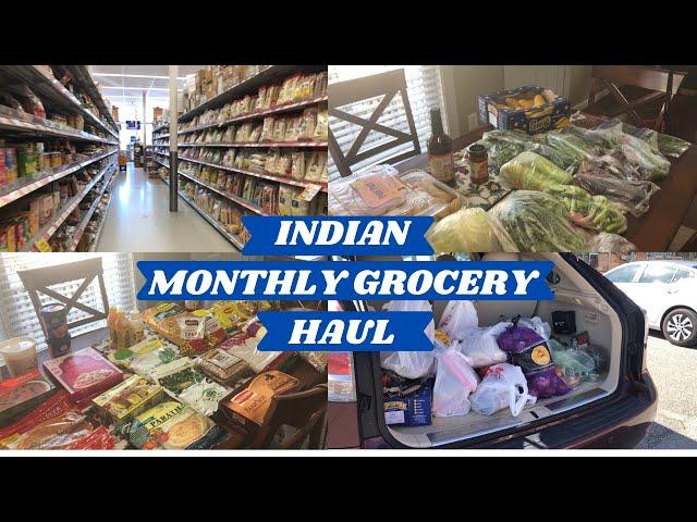 My Indian Monthly GROCERY Shopping / Indian Grocery Haul & Expense In USA / Indian NRI Mom Vlog