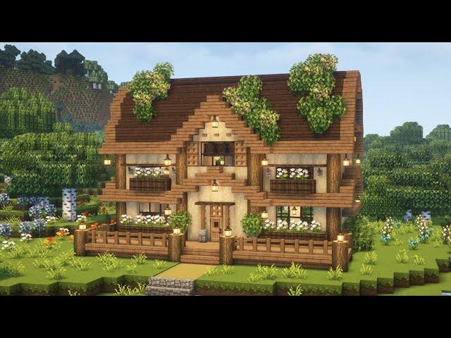 [Minecraft]  Aesthetic Cottagecore House Tutorial / 2 Player House / Mizuno's 16 Craft