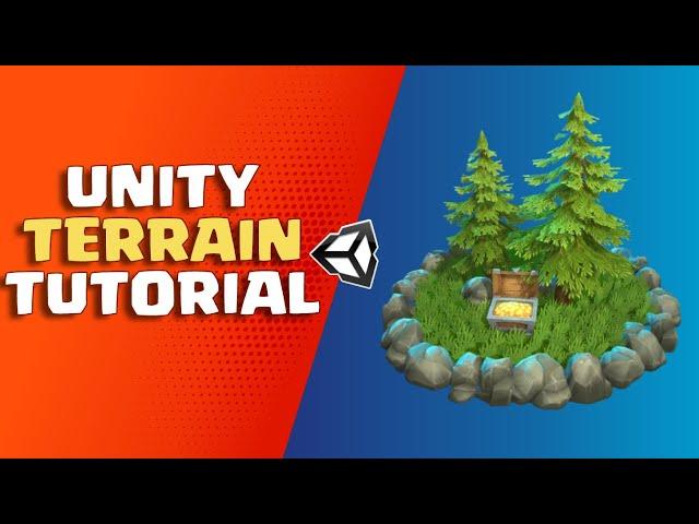 Unity TERRAIN Tutorial - Easy and Quick (2023)