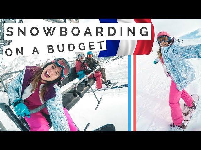 Last Minute BUDGET Ski Holiday in the French Alps [travel vlog]