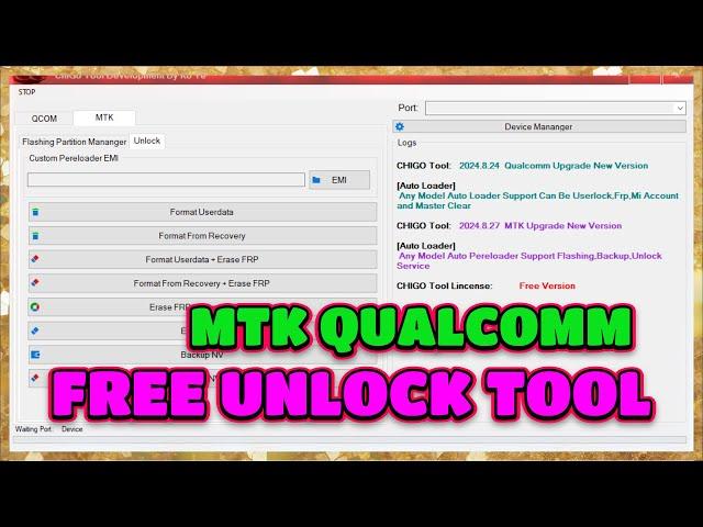 The Best Free Universal Unlocking Tool For All NEW MTK Android Phones | The Best Free Unlocking Tool