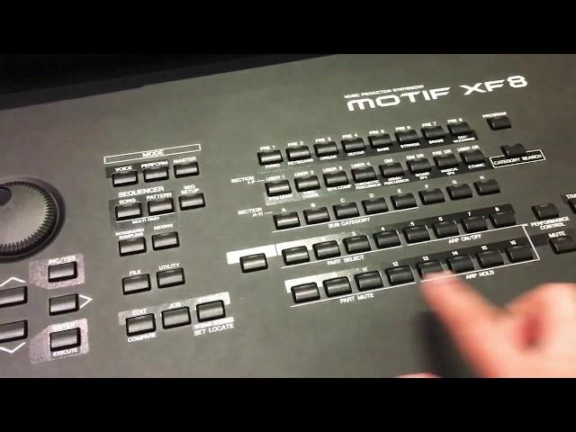 Motif XF8 Intro, Voice Mode, Store sound