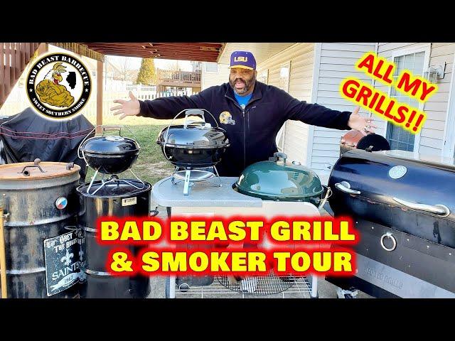 "ALL MY GRILLS!!"- Bad Beast Grill & Smoker Tour