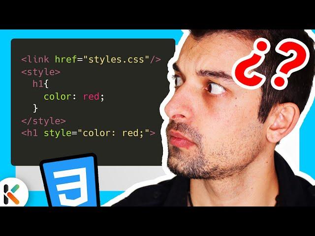  Esta es la MEJOR manera de Añadir CSS al HTML - [Curso de CSS desde cero]