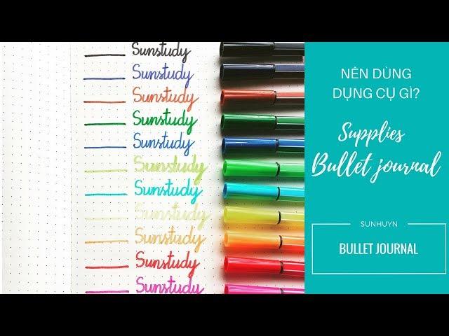 DỤNG CỤ TUYỆT VỜI HỌC SINH CẦN BIẾT (PART 3)  Bullet journal supplies