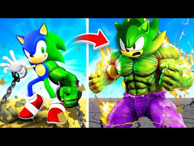 Upgrading Sonic To SONIC HULK In GTA 5!