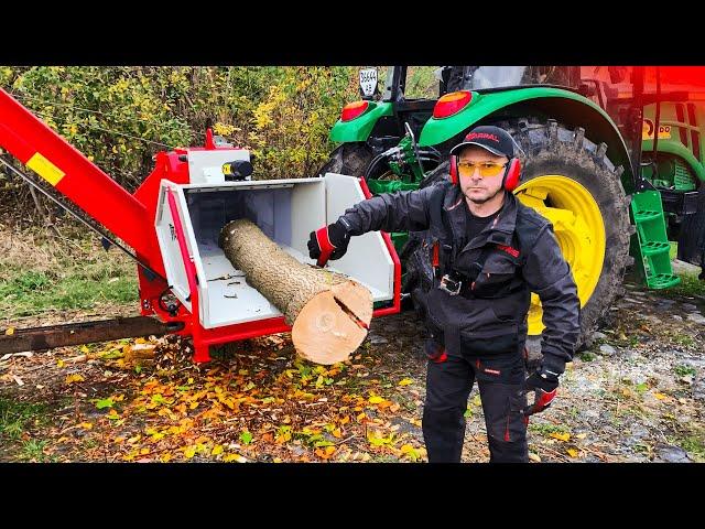  FREE 14m³ of FIREWOOD per hour with High-Powered Wood Chipper