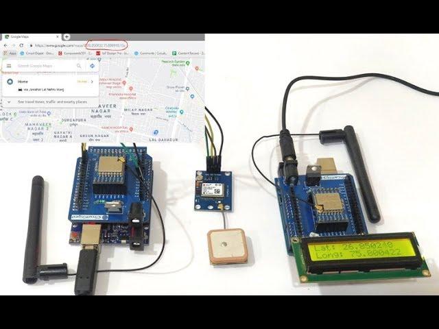 Lora Based GPS Tracker using Arduino and LoRa Shield