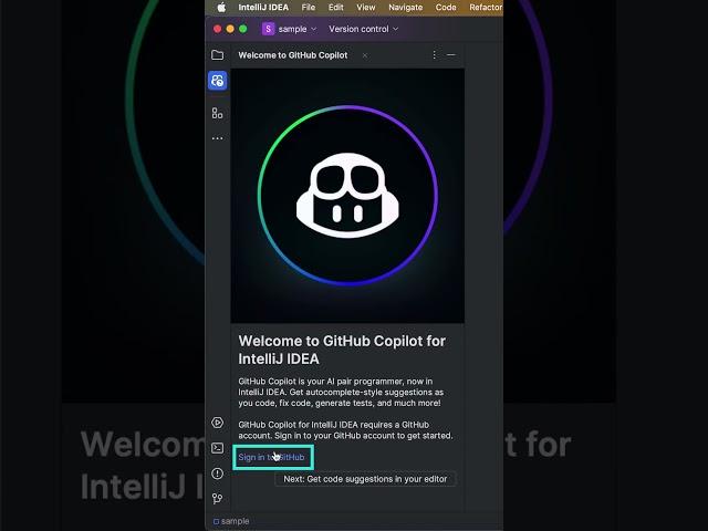 Enable GitHub Copilot in IntelliJ IDEA