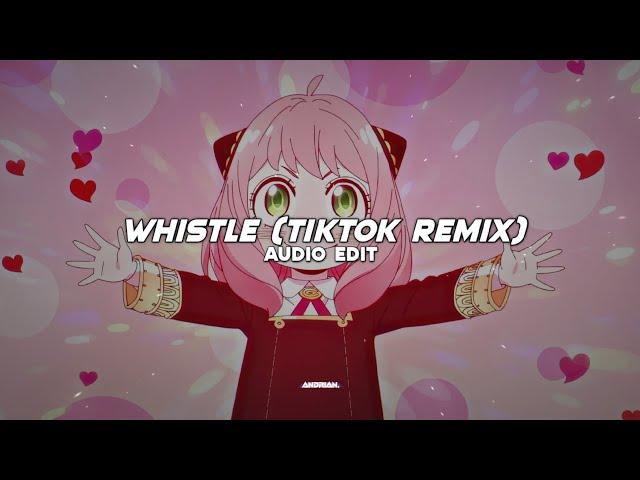 whistle (tiktok remix) 「blackpink」 | edit audio