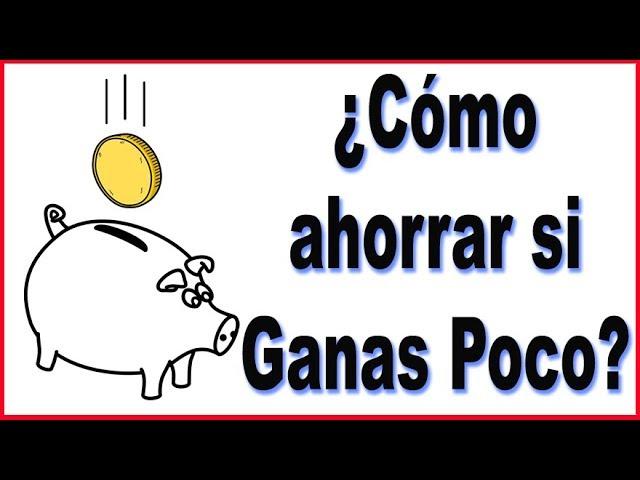 Cómo ahorrar si ganas poco dinero - El Hábito de ahorrar dinero