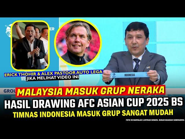  MANTAP GARUDA AUTO JUARA ASIA‼️ Hasil Drawing Piala Asia 2025 BS~Timnas Indonesia Masuk Grup Mudah