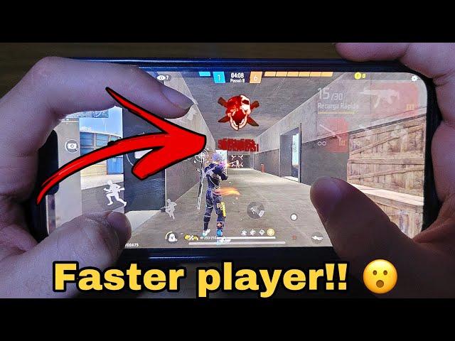 1v6 Handcam Easy! ‍️ - Free fire highlights ️